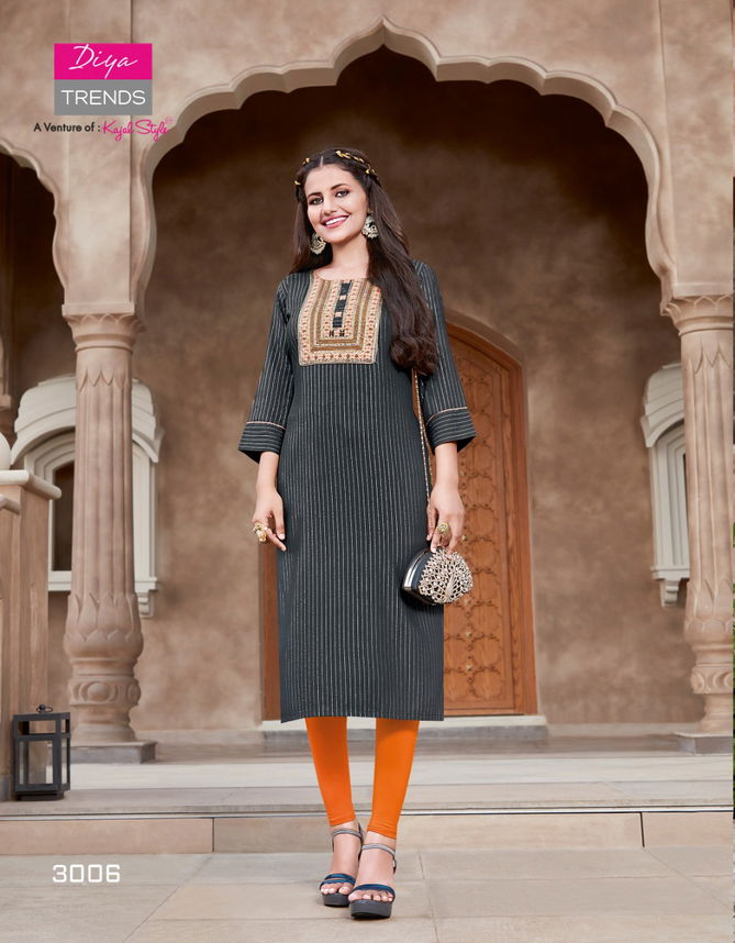 Fashion Story 3 New Fancy Ethnic Wear  Embroidery Kurti Collection